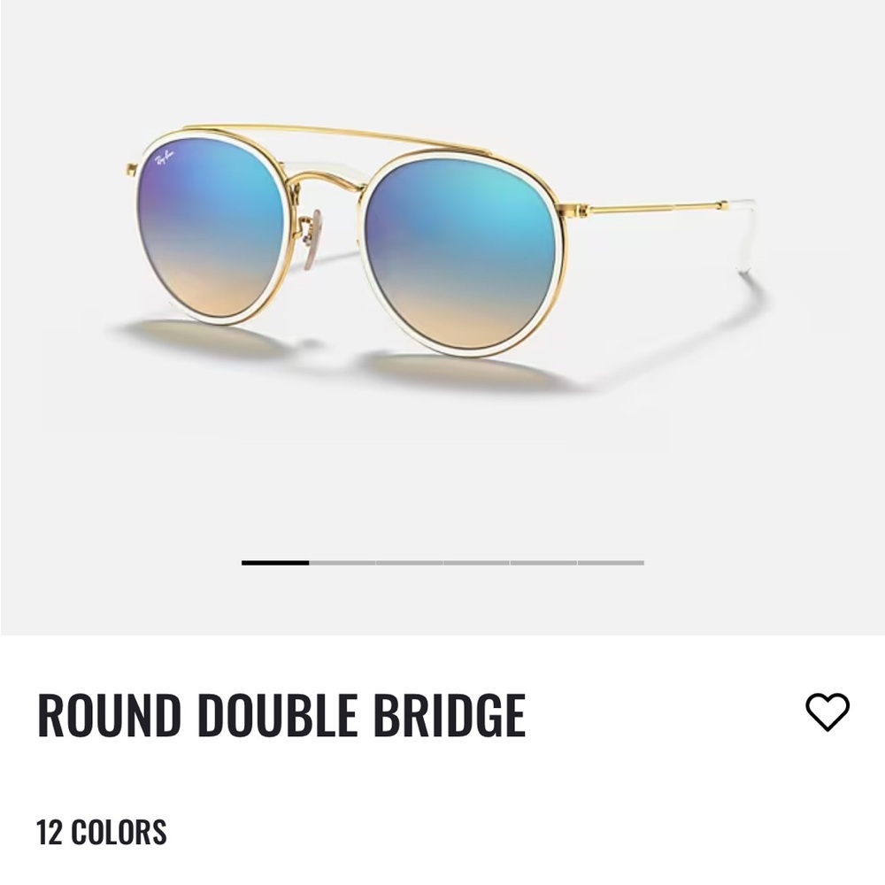 Ray Ban Round Double Bridge sunglasses